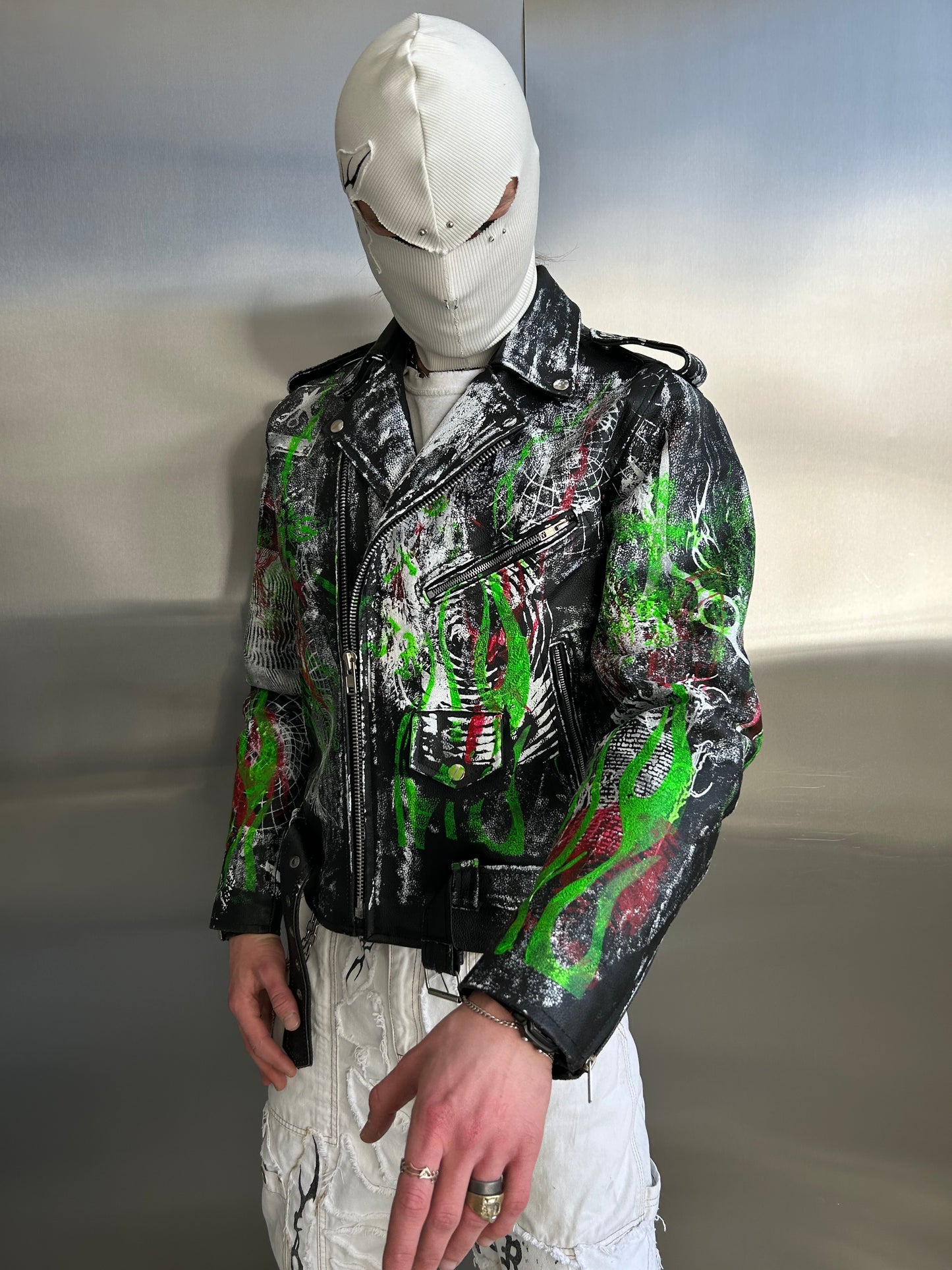 1LEATHER MOTORCYCLE JACKET