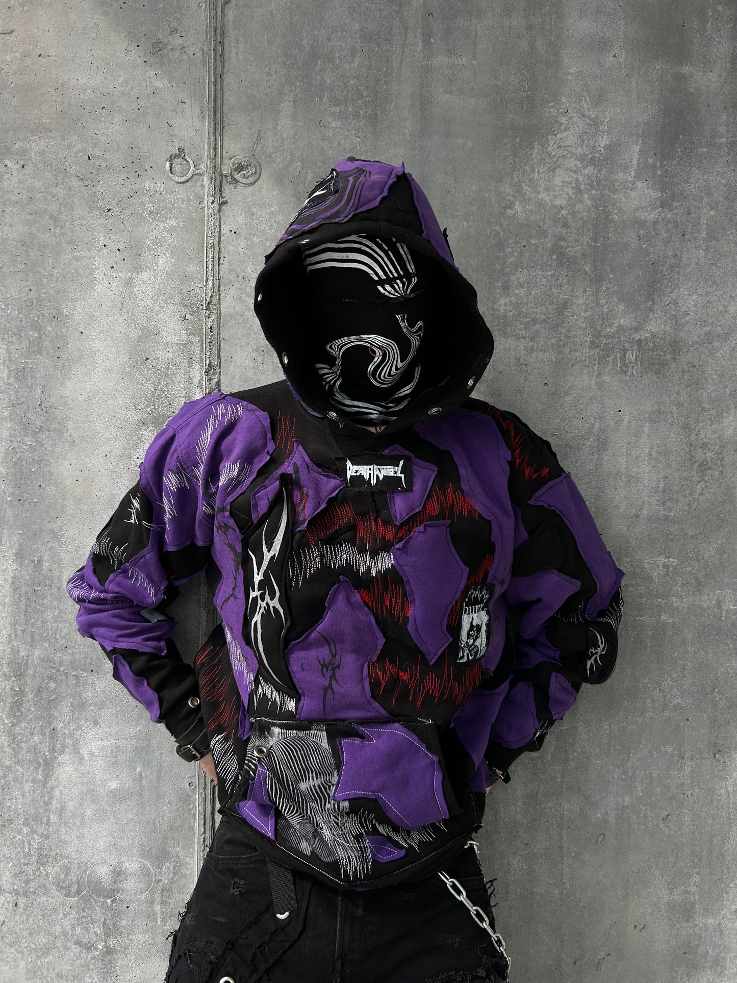 0001PURPLE HOODIE