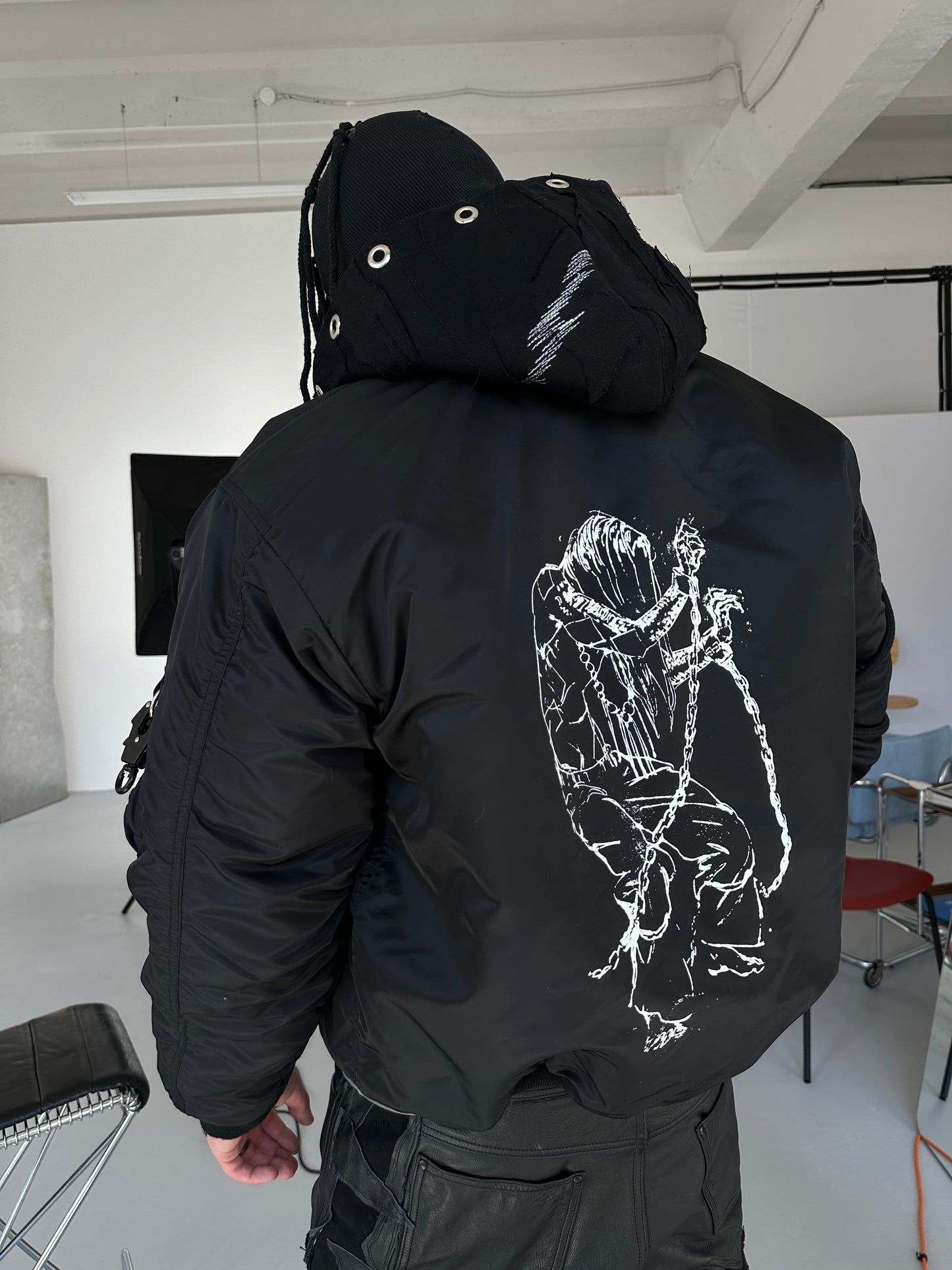 0/DARK BOMBER JACKET