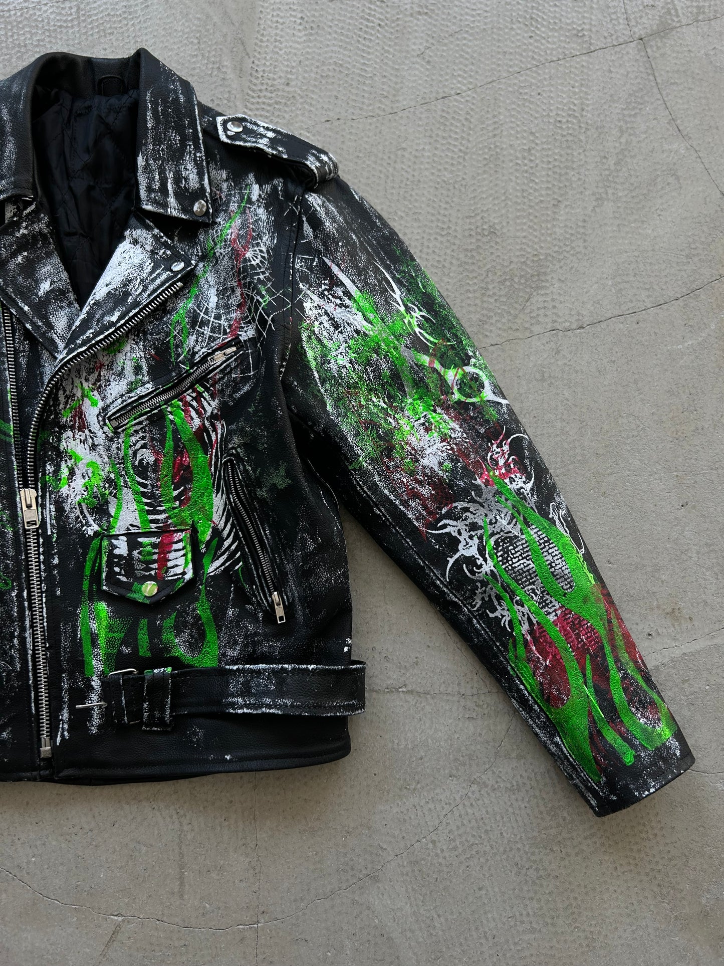 1LEATHER MOTORCYCLE JACKET