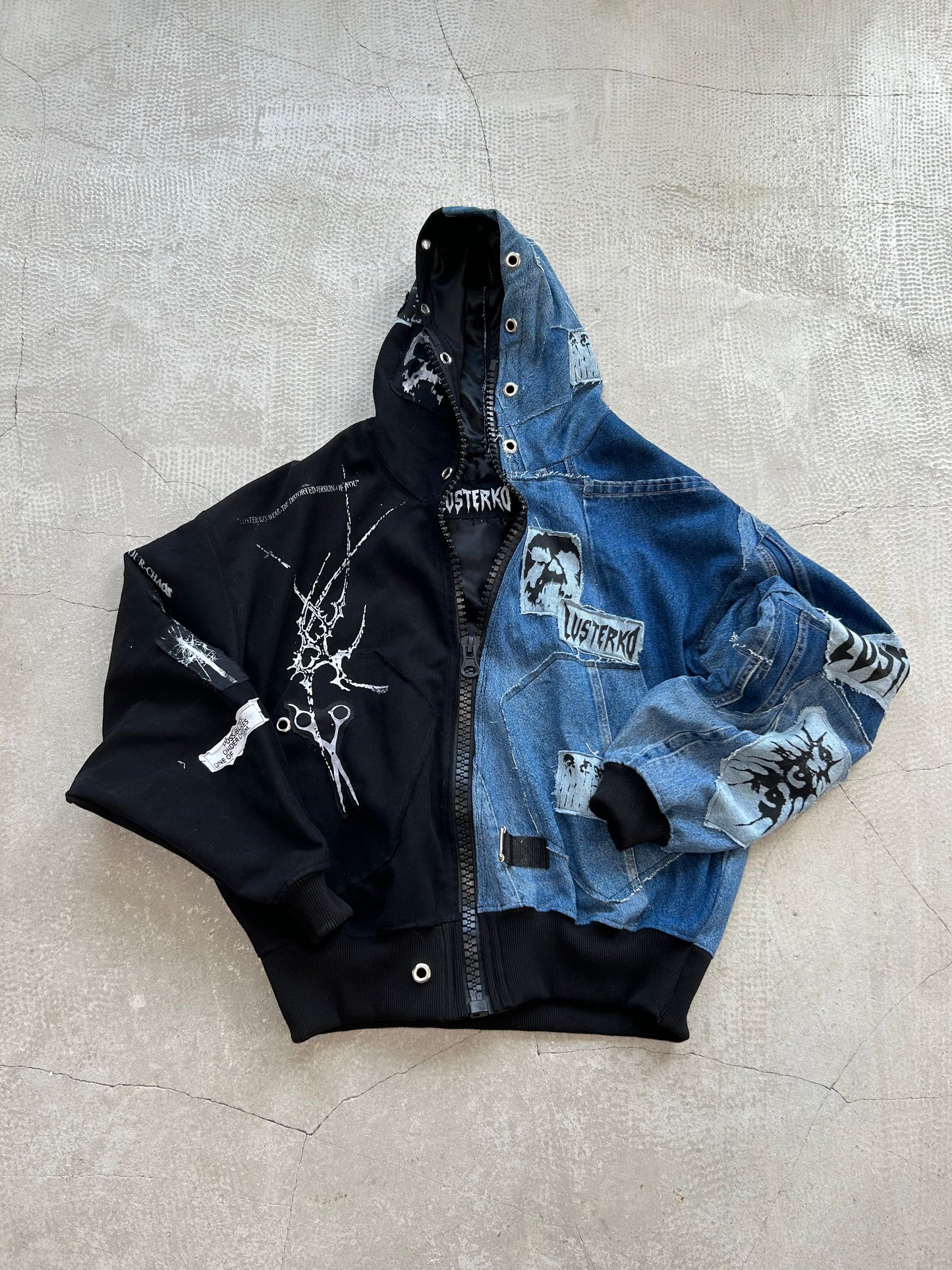 000/ THE DUALITY DENIM BOMBER
