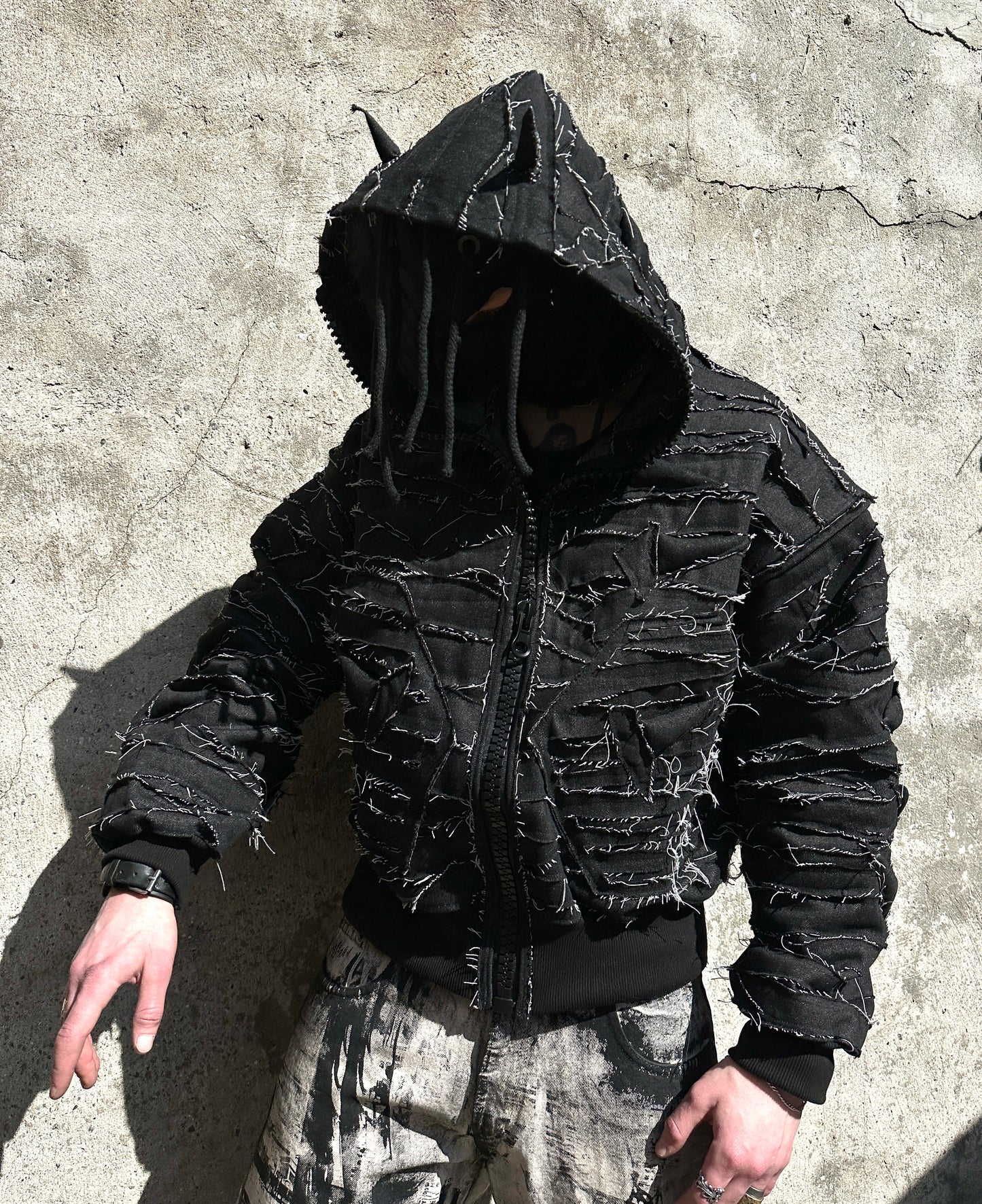 000/ DISTORTED SHELL JACKET