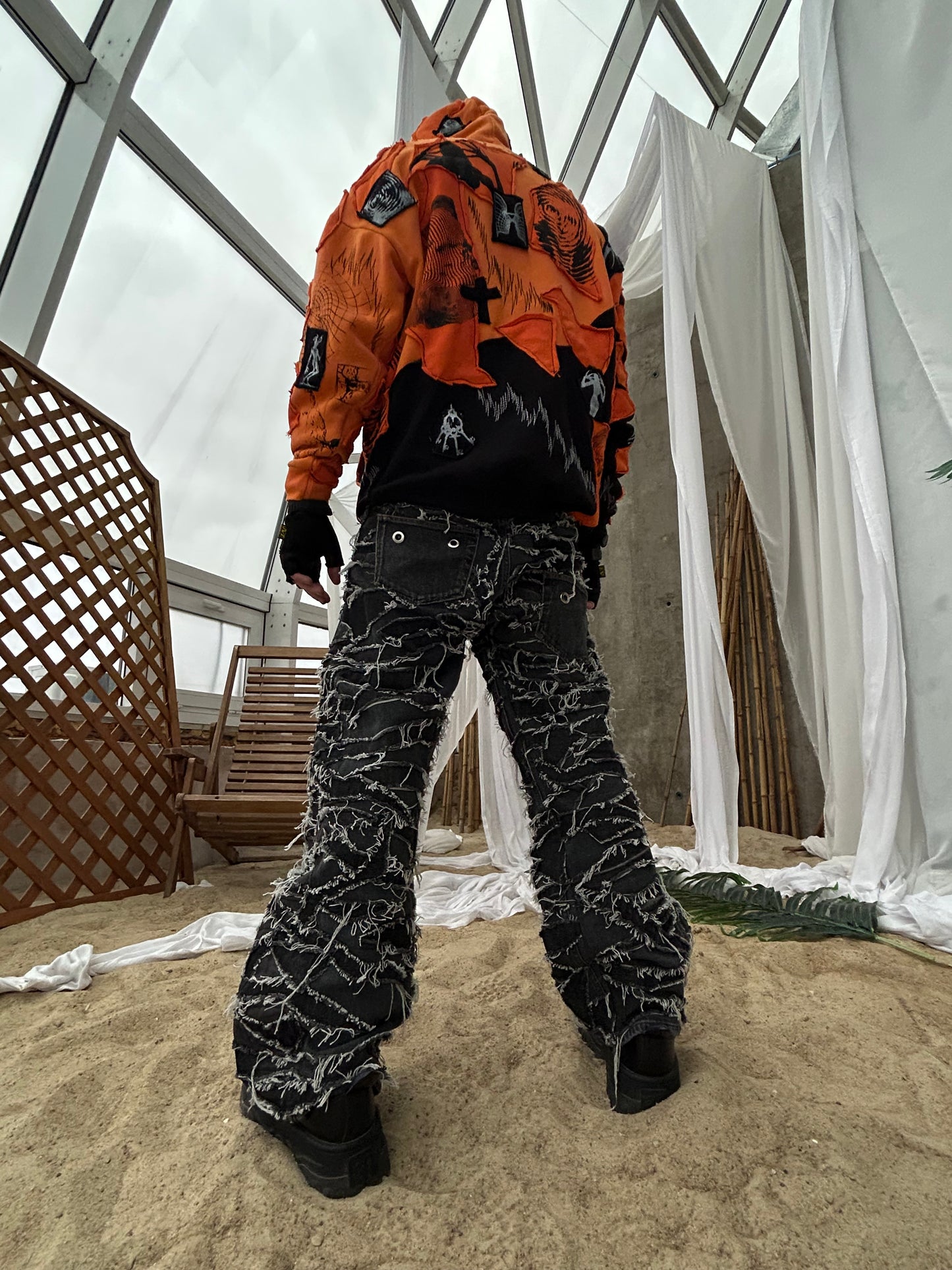 111ASH UPCYCLE BAGGYPANTS