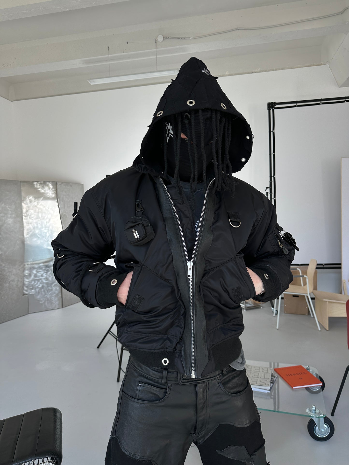 0/DARK BOMBER JACKET