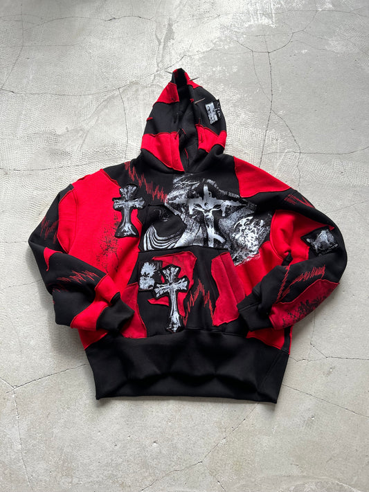 111RED HOODIE