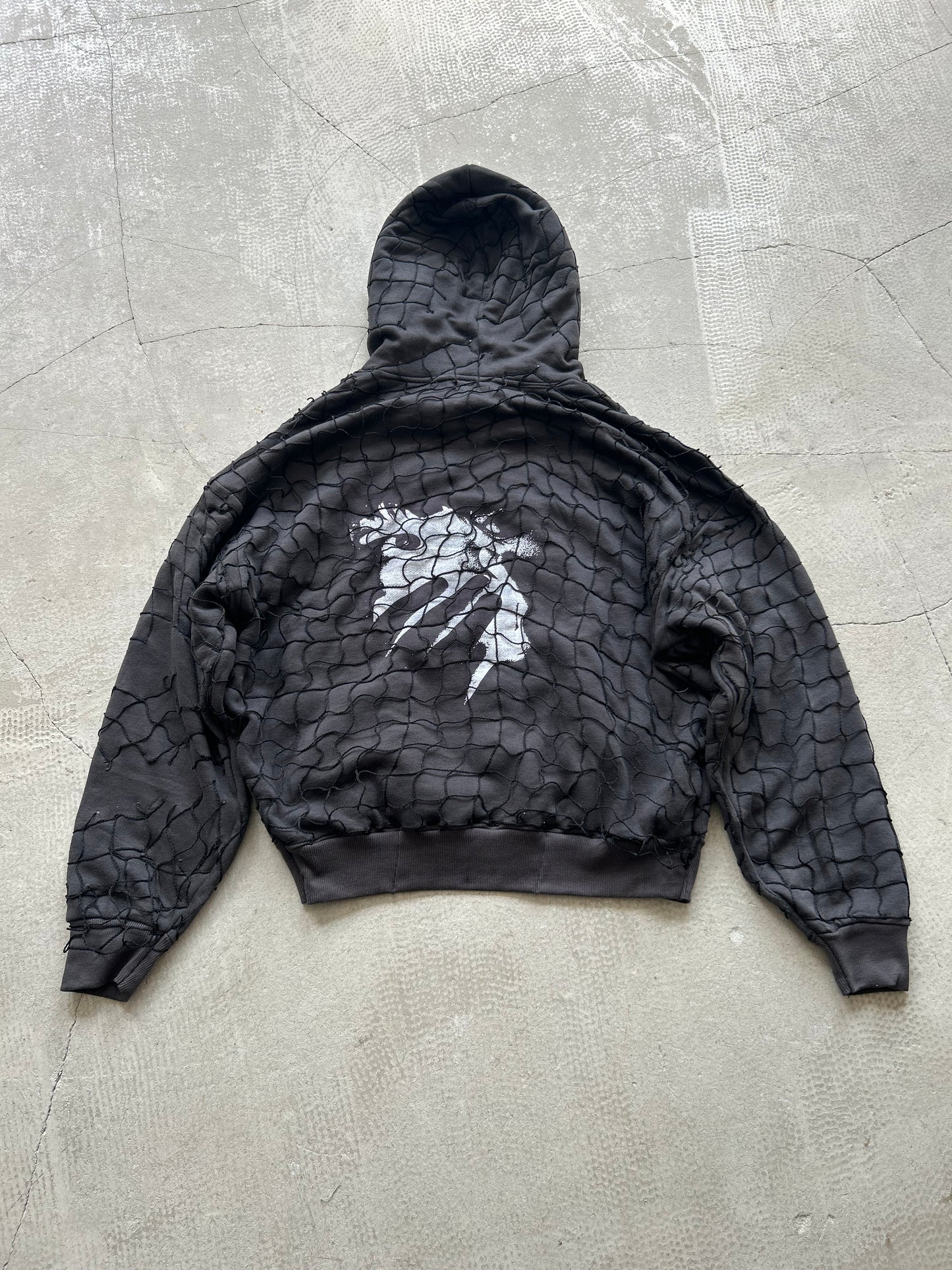000/ MESH LAYER HOODIE