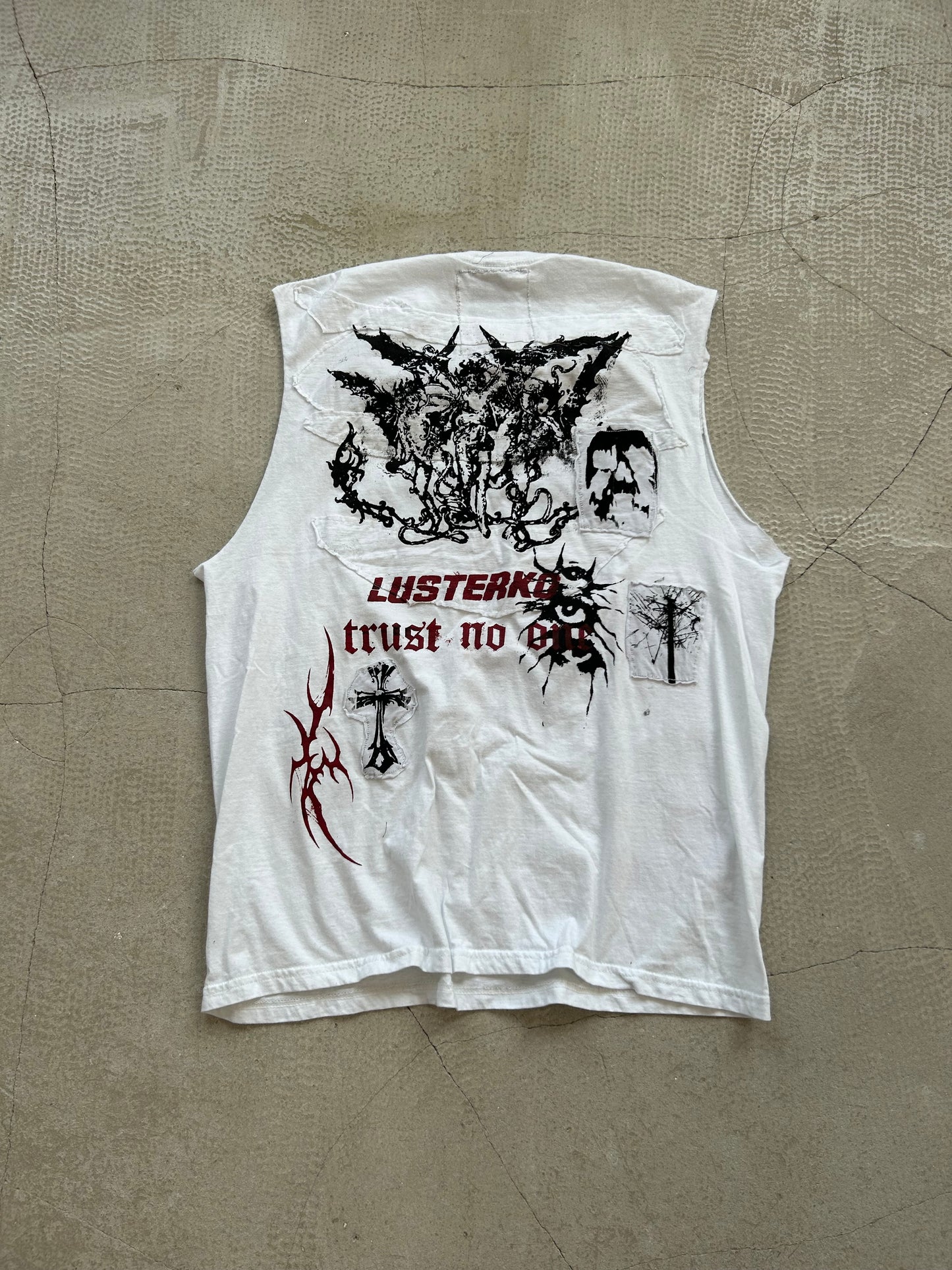 000/ BLEACHED DREAMS WHITE TANK