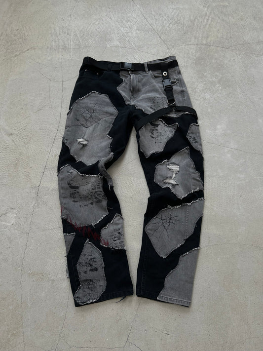 1251UPCYCLE BLACK/GREY PANTS