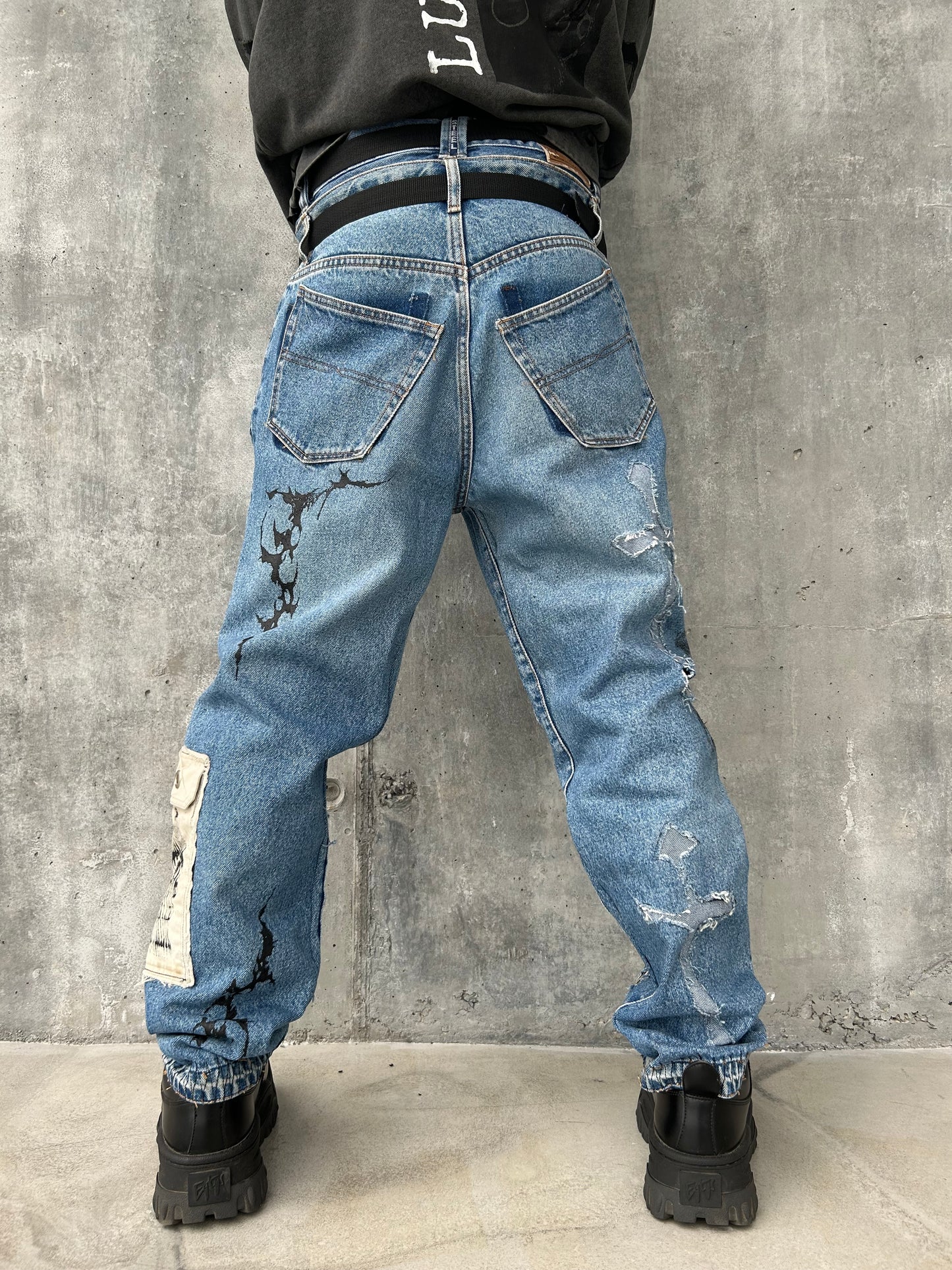 1BLUE DENIM PANT