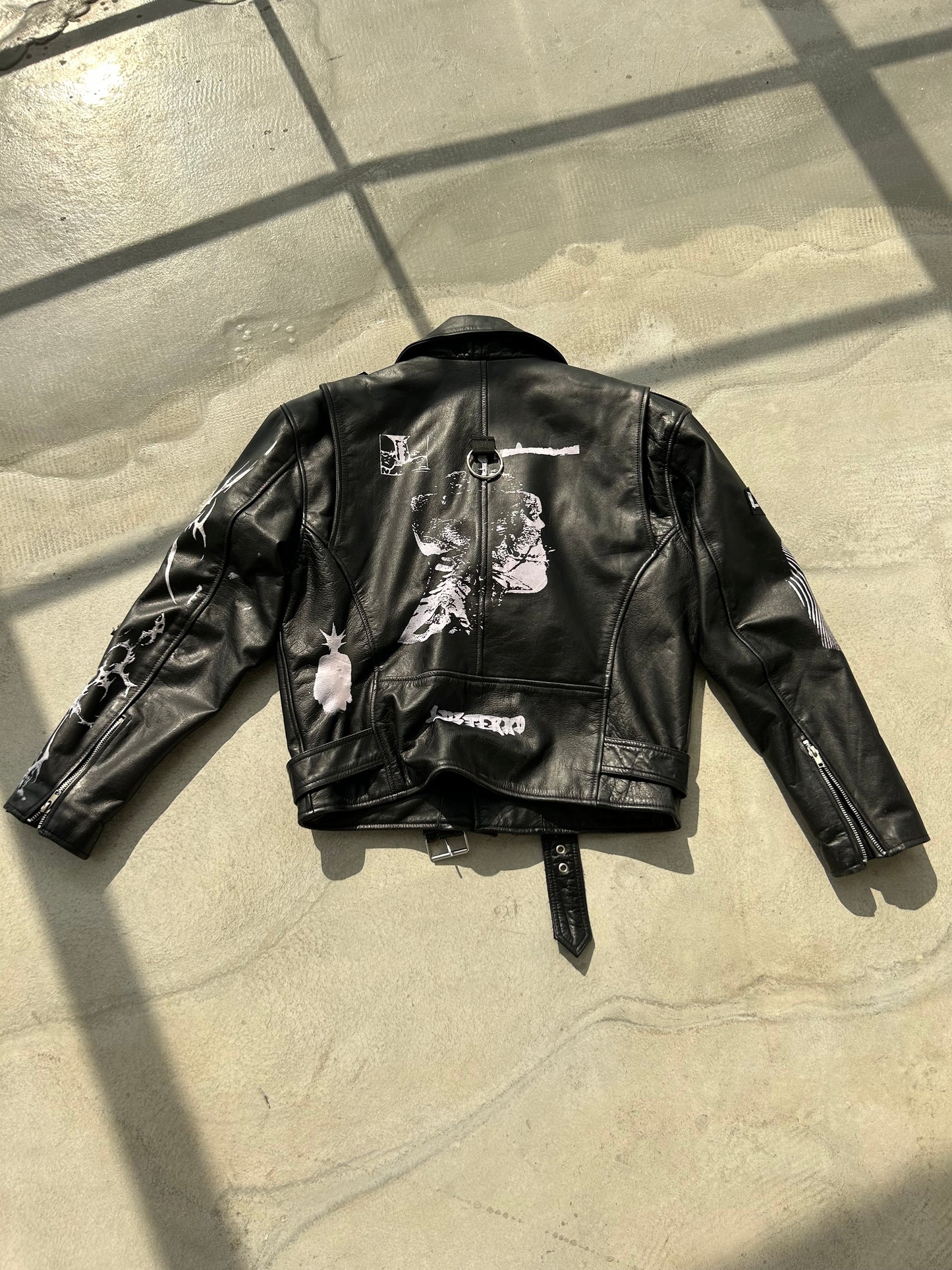 111LEATHER MOTORCYCLE JACKET