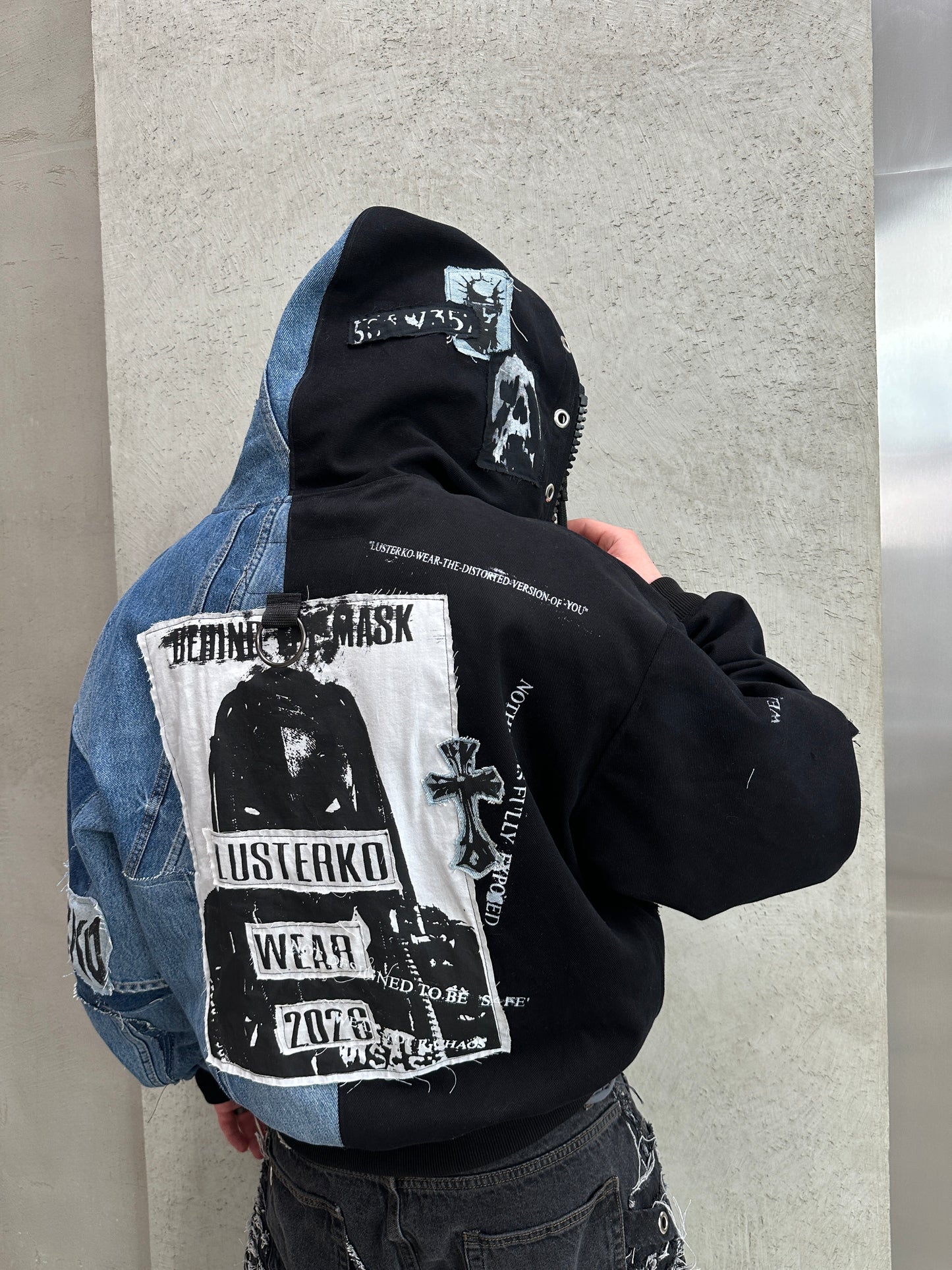 000/ THE DUALITY DENIM BOMBER