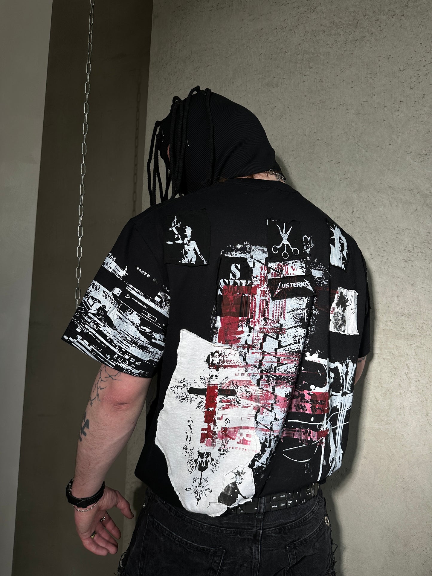 000/ PATCHWORK T-SHIRT