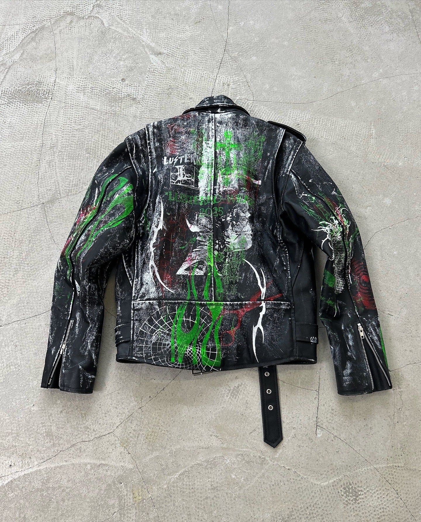 11LEATHER MOTORCYCLE JACKET