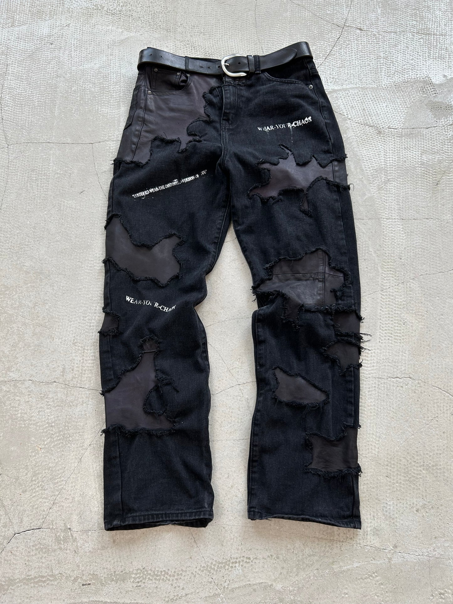 000/ "SUB-HUMAN SHIFT" ARTIFACT TROUSERS