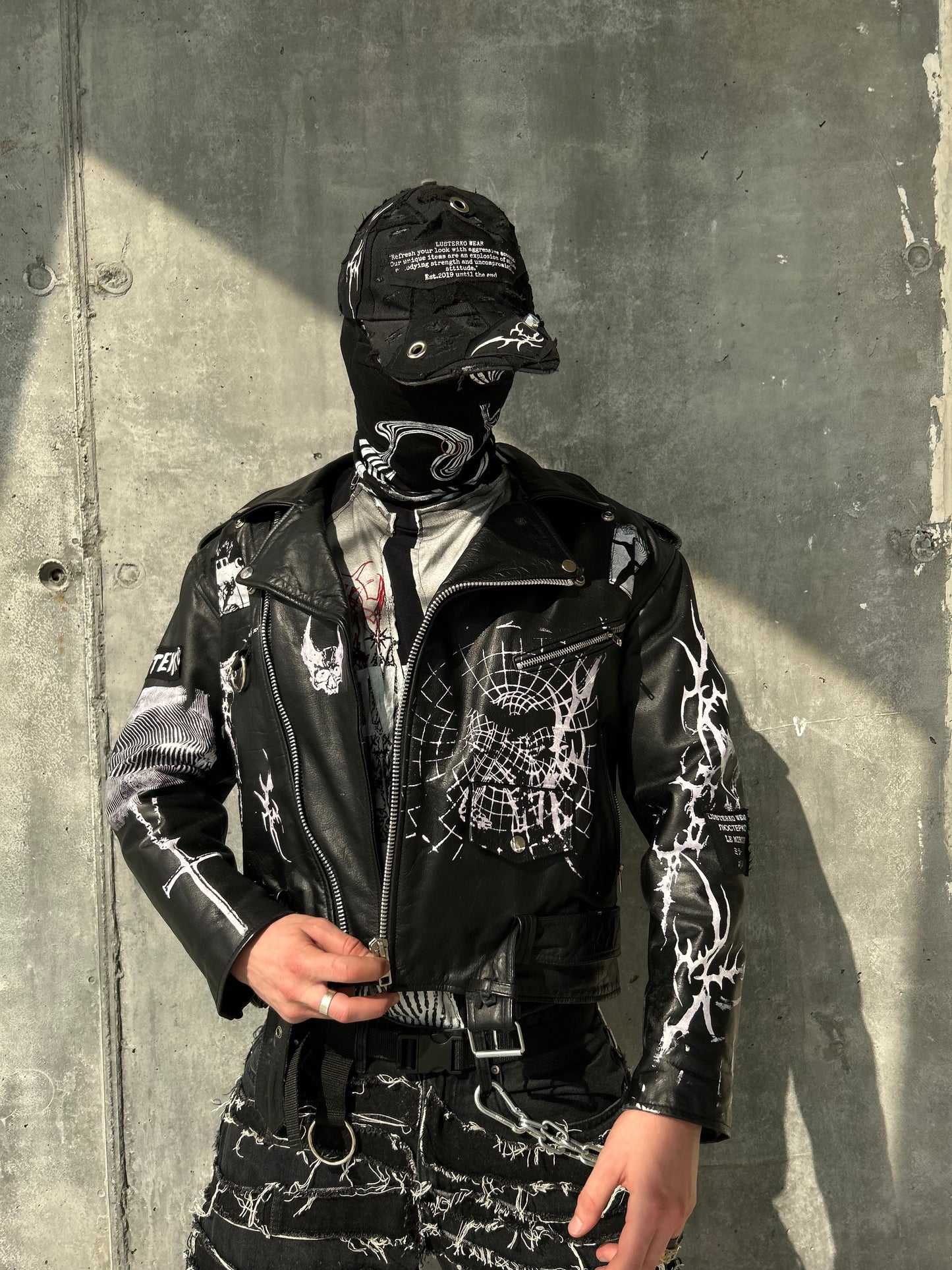 111LEATHER MOTORCYCLE JACKET