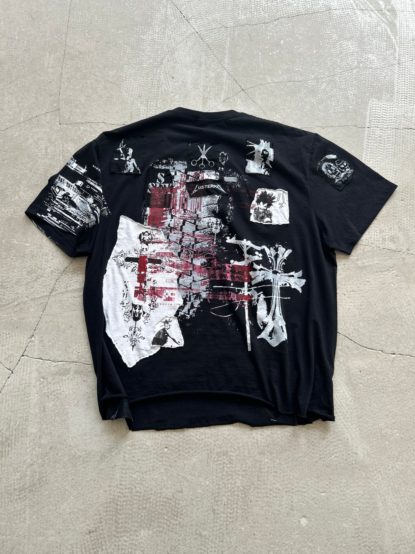 000/ PATCHWORK T-SHIRT