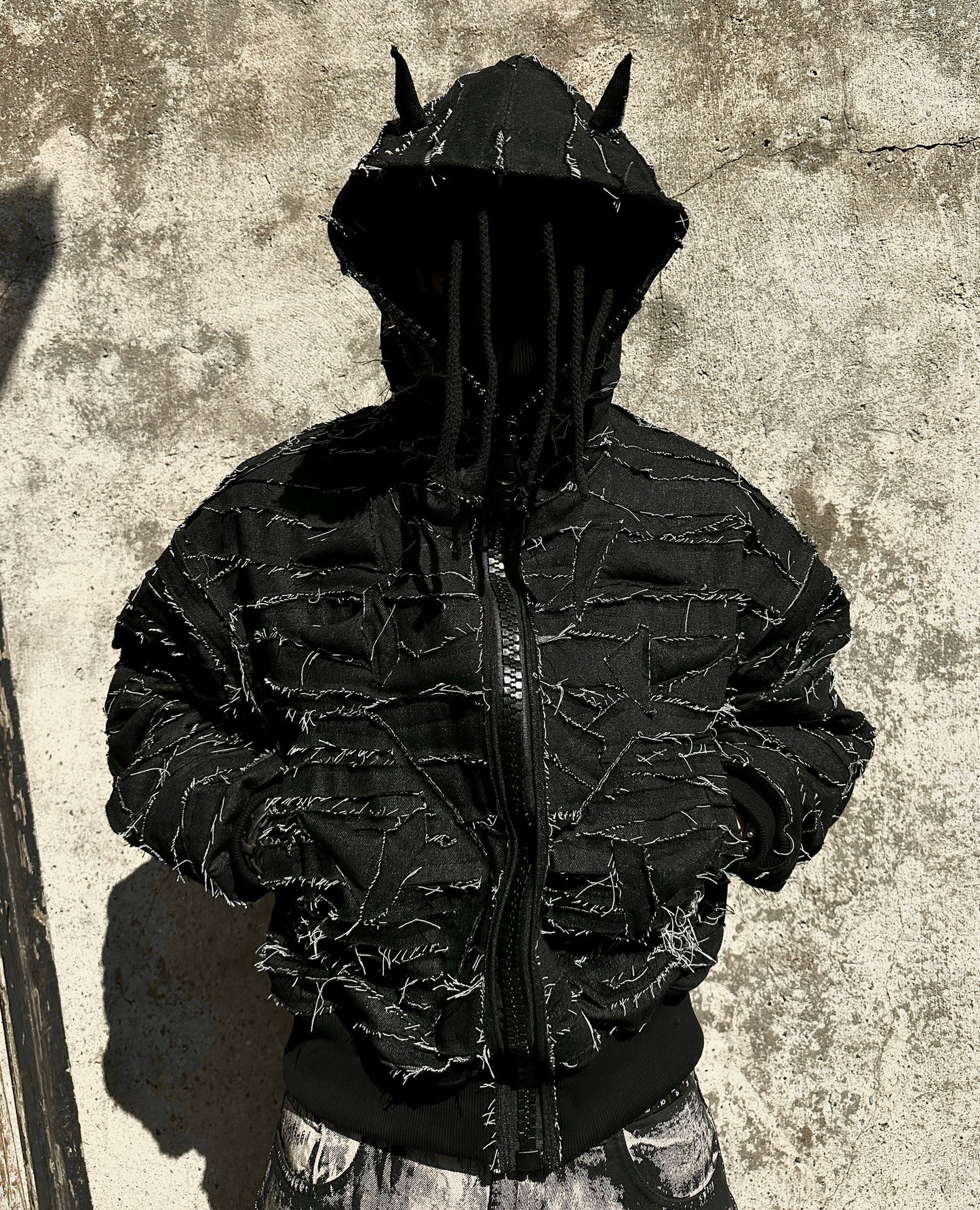 000/ DISTORTED SHELL JACKET