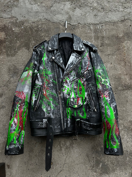 1LEATHER MOTORCYCLE JACKET