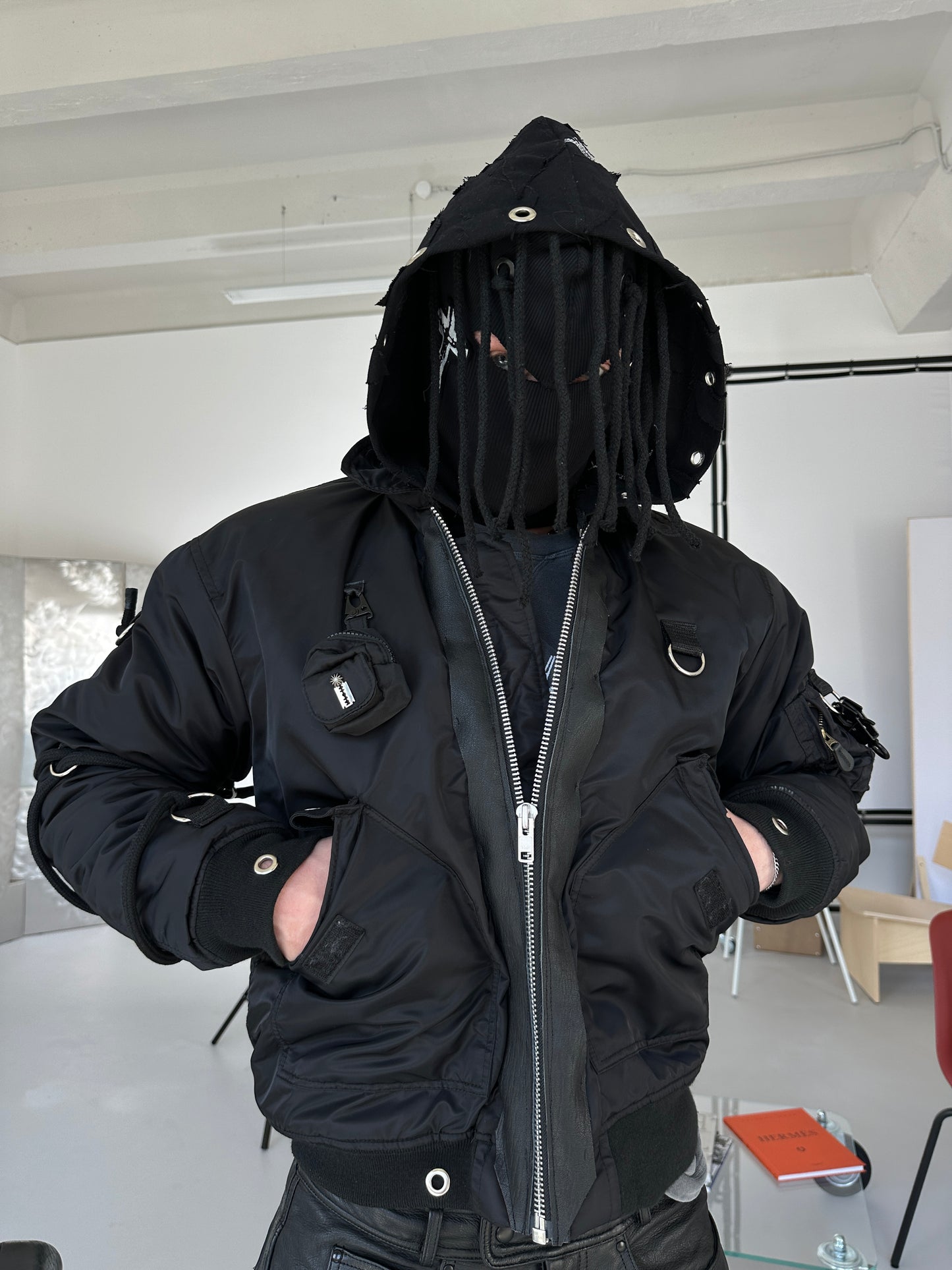 0/DARK BOMBER JACKET