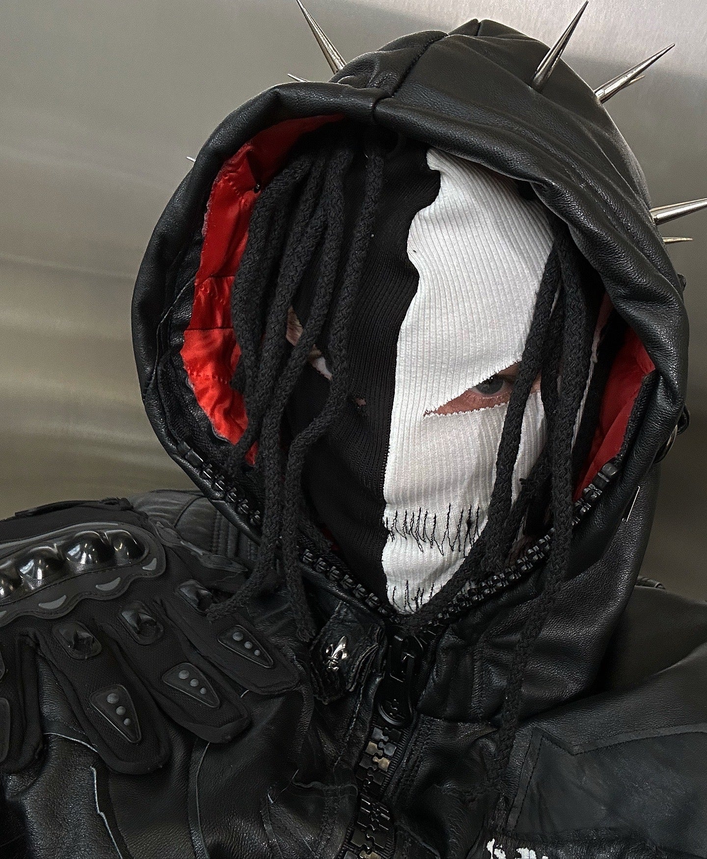 11BLACK/WHiTE SKIMASK